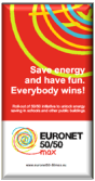 logo EURONET 50 50 MAX promotional flyer